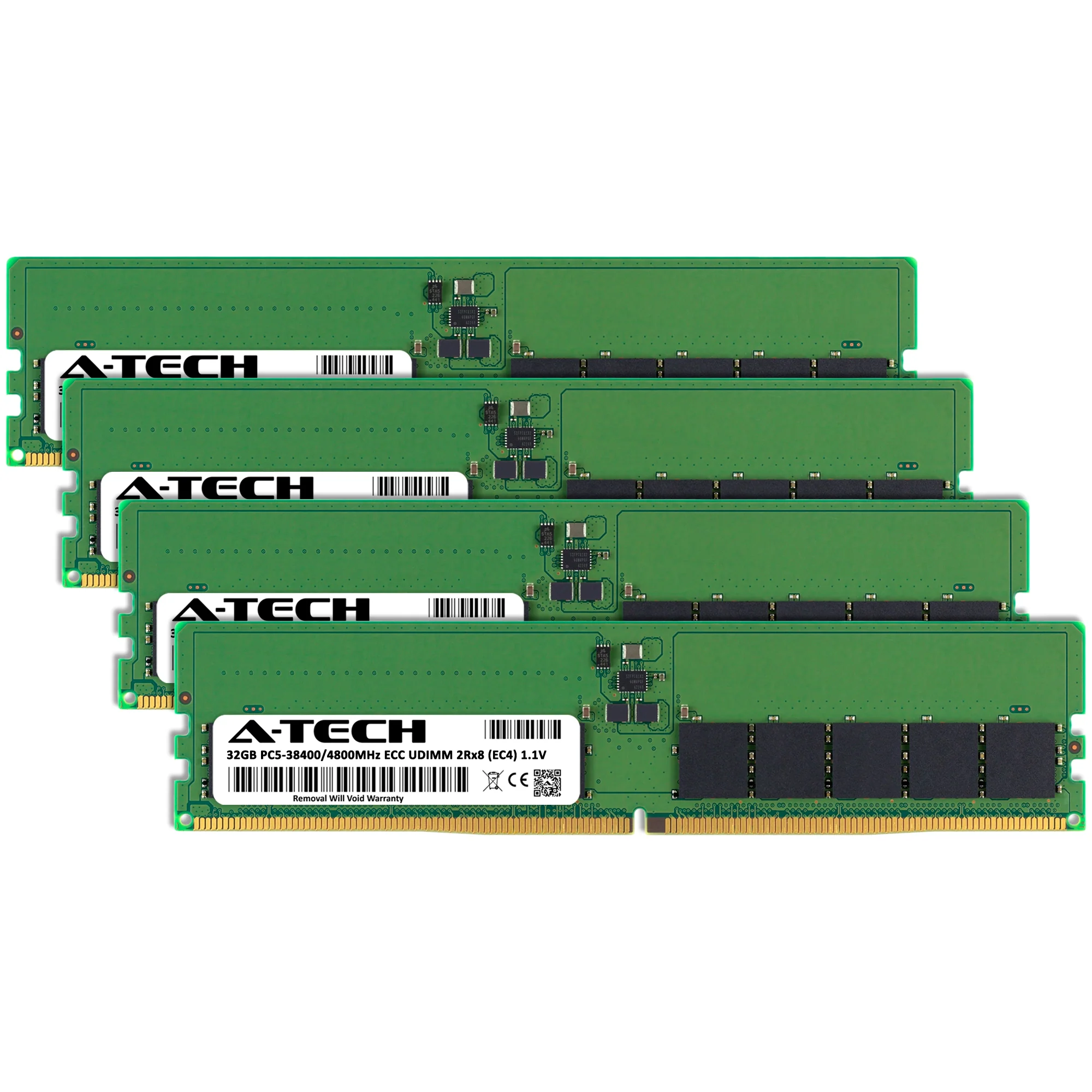 ASRock Rack AM5D4ID-2L+/BCM Memory RAM | 128GB Kit (4x32GB) 2Rx8 DDR5 4800MHz (PC5-38400) EC4 ECC UDIMM - Image 2