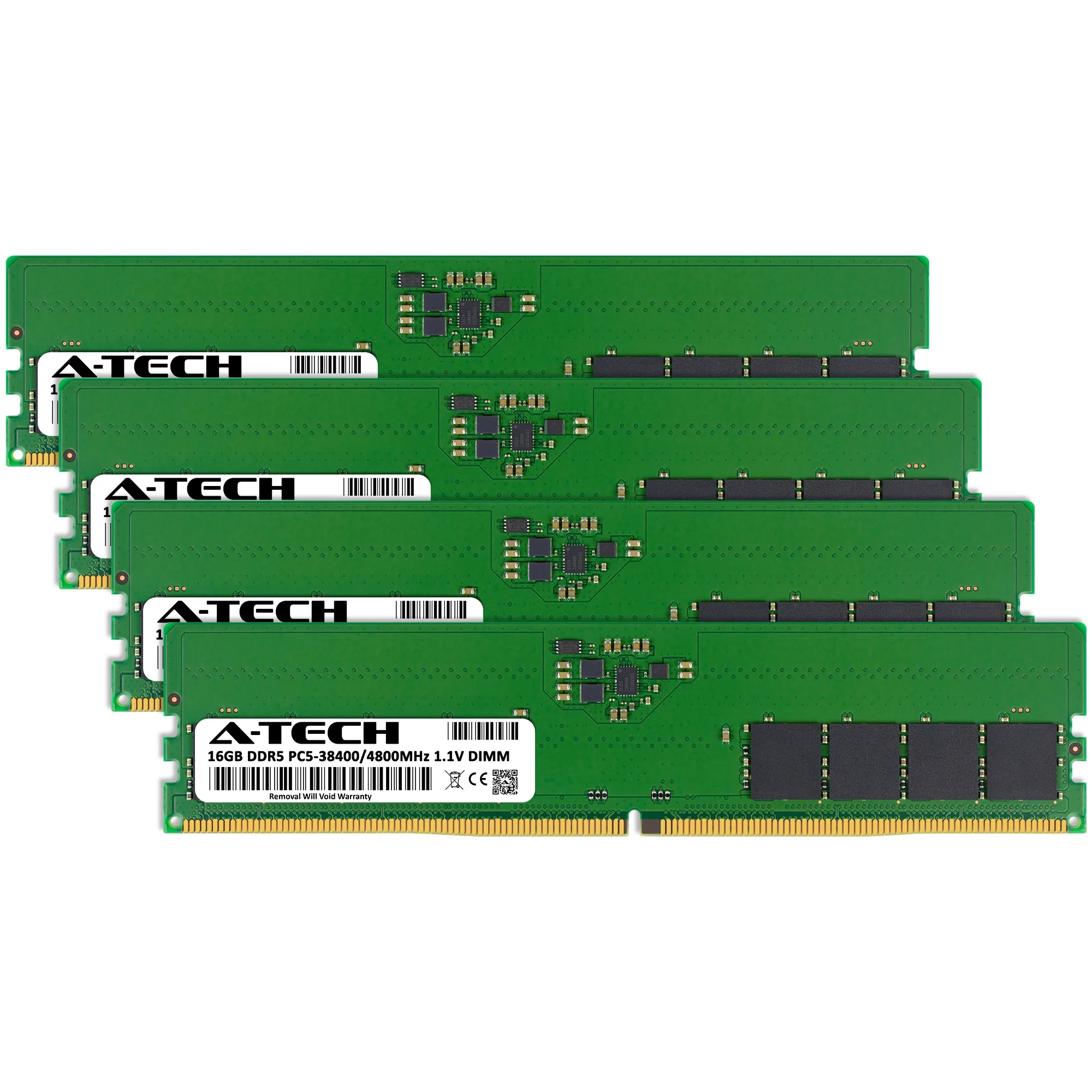ASRock Rack AM5D4ID-2L+/BCM Memory RAM | 64GB Kit (4x16GB) DDR5 4800MHz (PC5-38400) Non-ECC DIMM - Image 2
