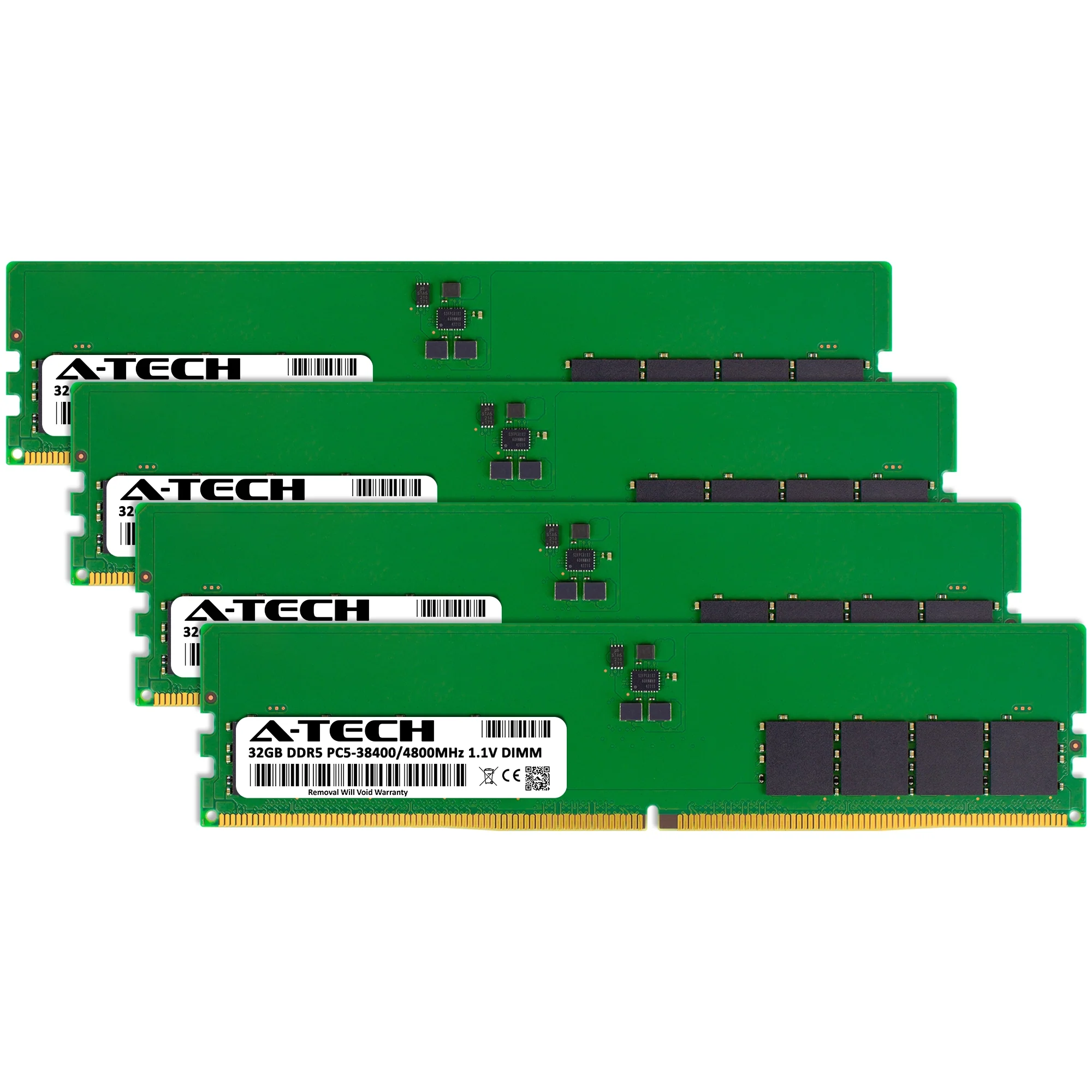 ASRock Rack AM5D4ID-2T/BCM Memory RAM | 128GB Kit (4x32GB) DDR5 4800MHz (PC5-38400) Non-ECC DIMM - Image 2