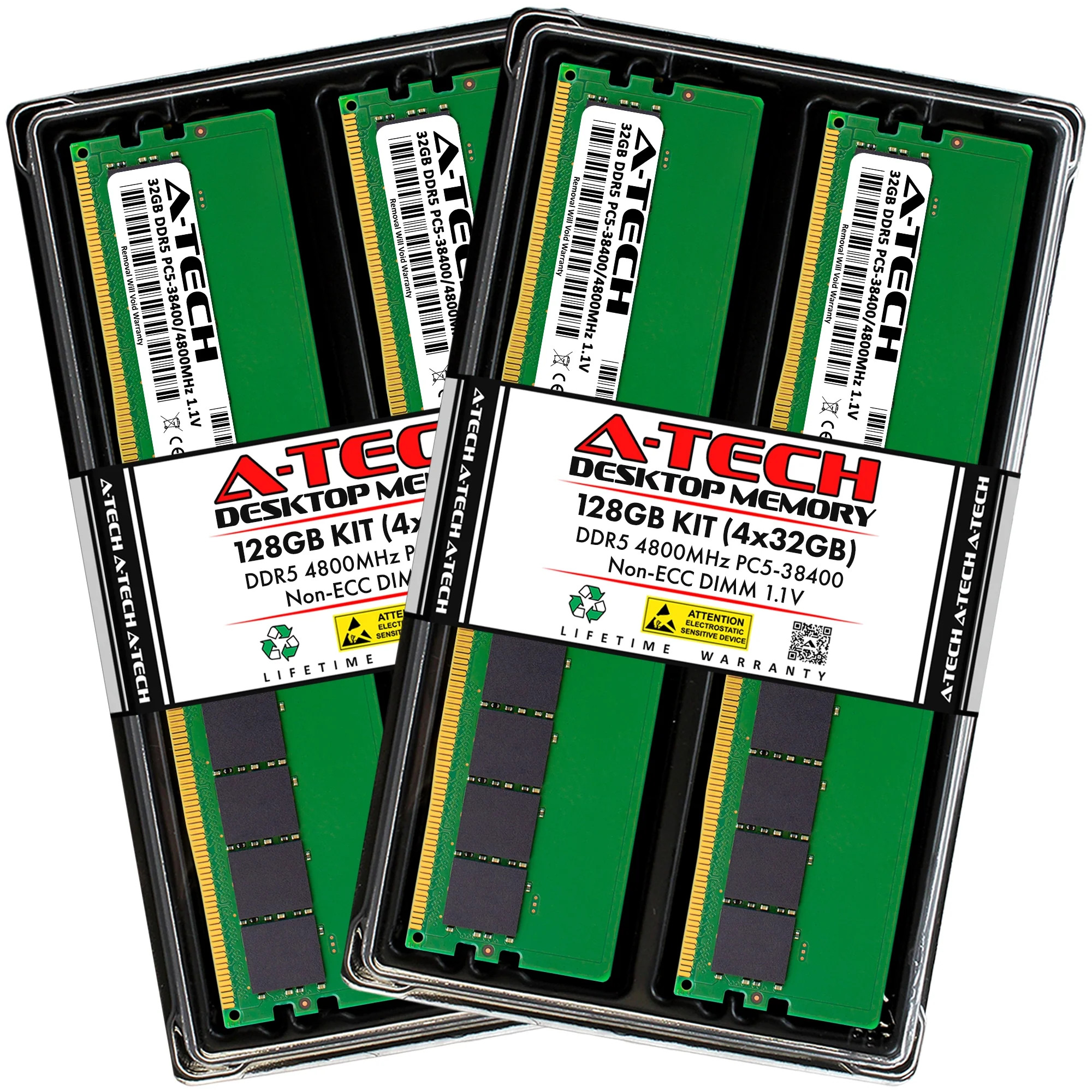 ASRock Rack B650D4U-2T/BCM Memory RAM | 128GB Kit (4x32GB)  DDR5 4800MHz (PC5-38400) Non-ECC DIMM