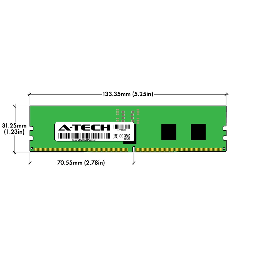 ASRock Rack GENOAD12M3-2Q Memory RAM | 16GB 1Rx8 DDR5 4800MHz (PC5-38400) EC8 RDIMM - Image 3