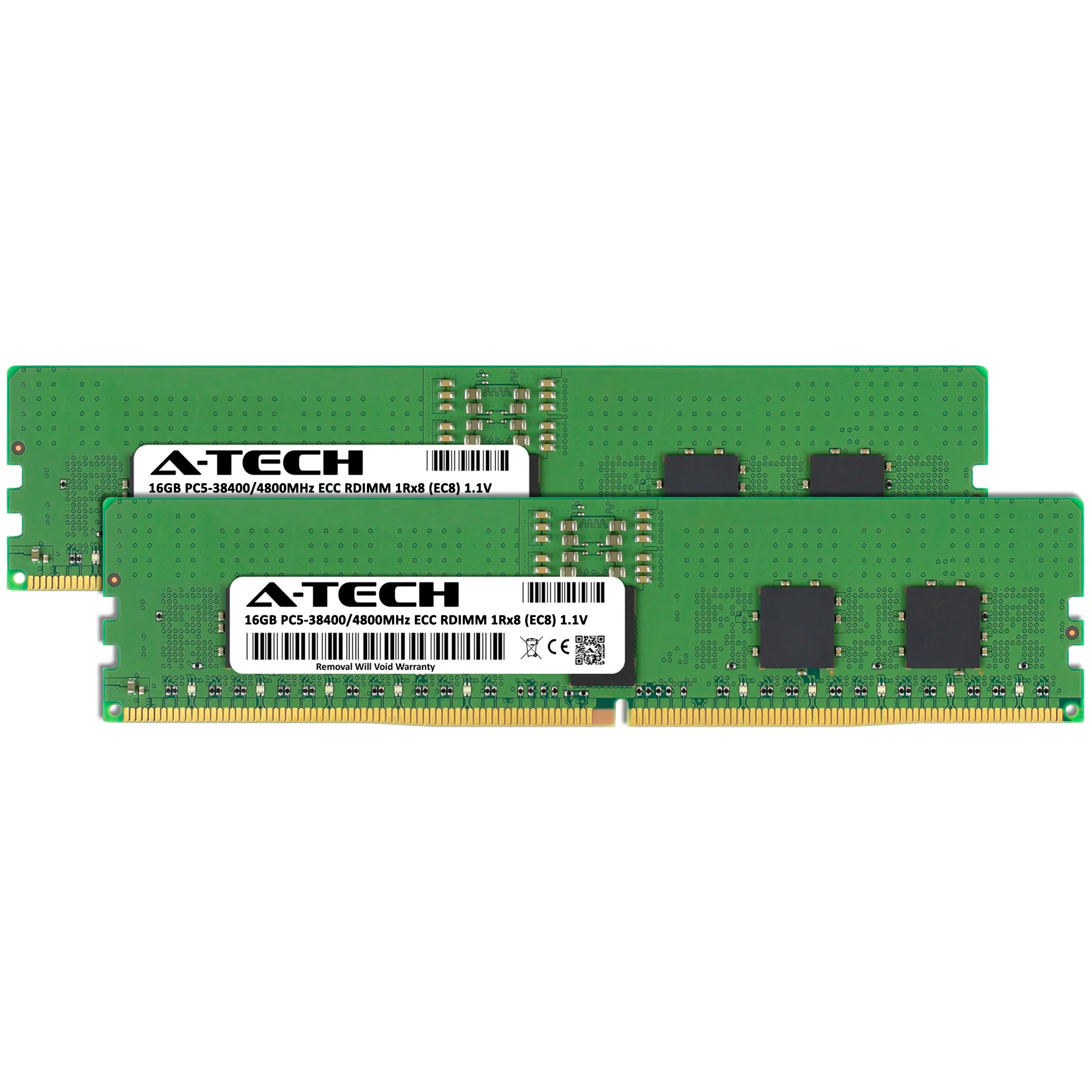 ASRock Rack GENOAD8QM3-2T/BCM Memory RAM | 32GB Kit (2x16GB) 1Rx8 DDR5 4800MHz (PC5-38400) EC8 RDIMM - Image 2