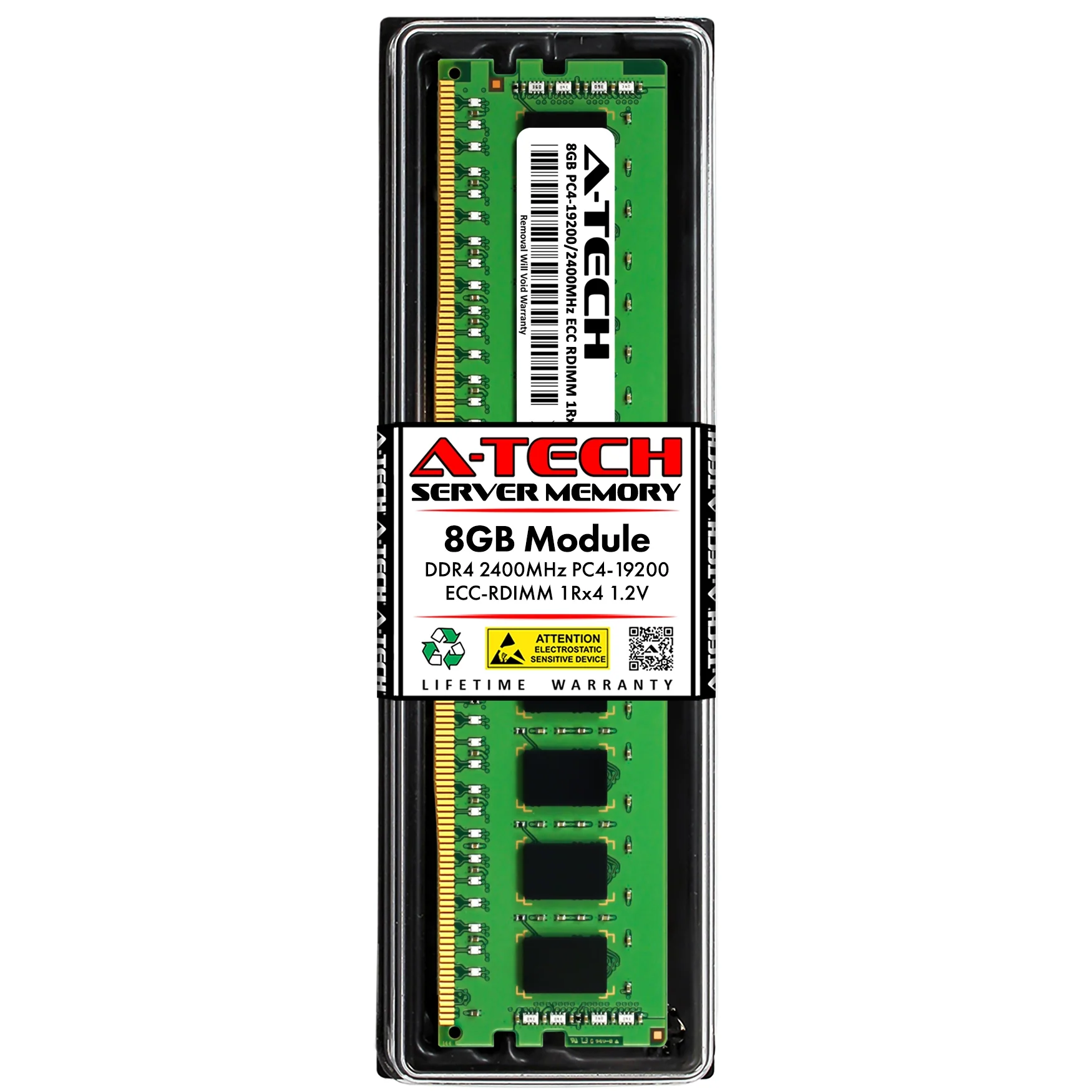 ASRock Rack ROMED8-2T Memory RAM | 8GB 1Rx4 DDR4 2400MHz (PC4-19200) RDIMM