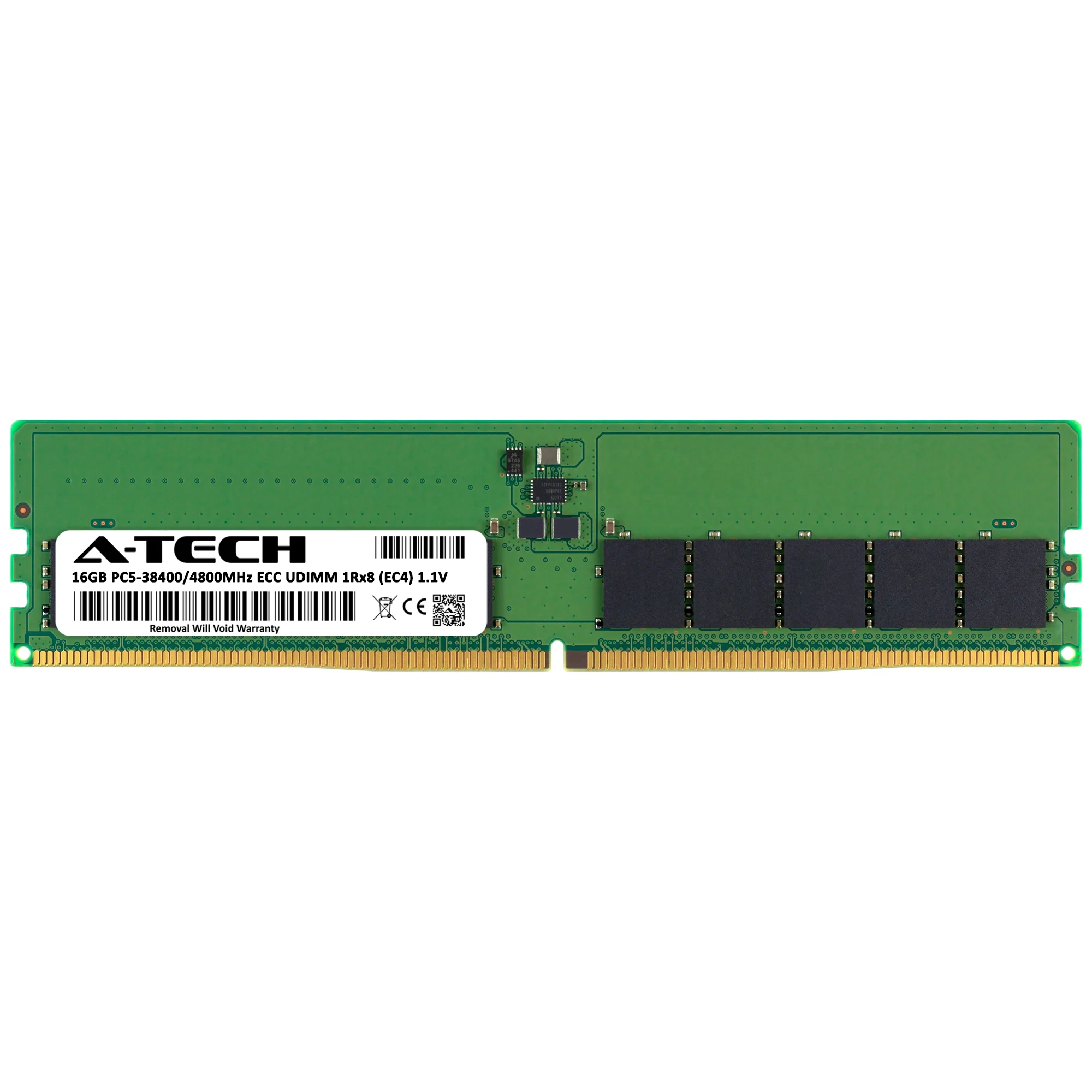 ASRock Rack W680D4ID-2T/G5/X550 Memory RAM | 16GB 1Rx8 DDR5 4800MHz (PC5-38400) EC4 ECC UDIMM - Image 2