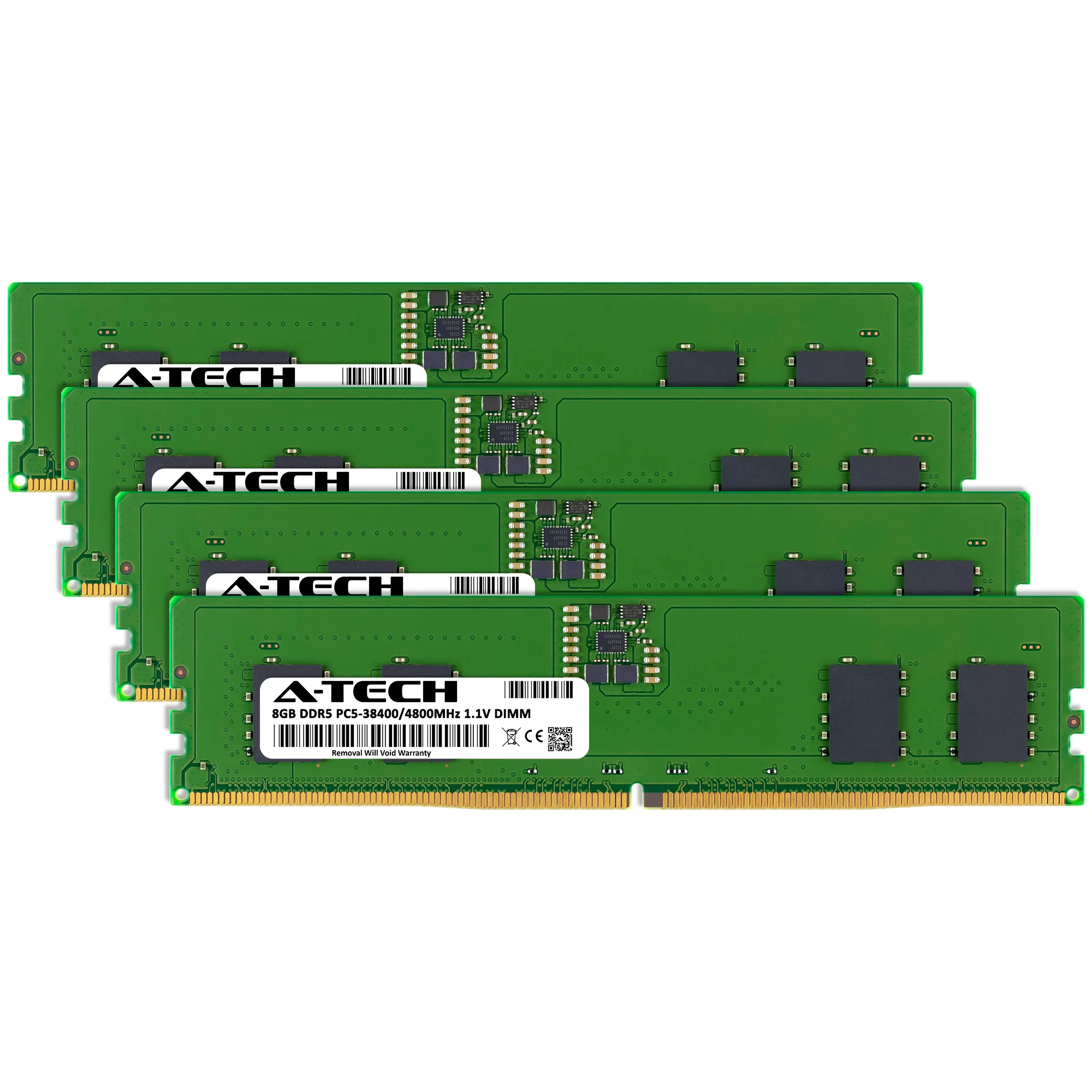 ASRock Rack W680D4ID-2T/G5/X550 Memory RAM | 32GB Kit (4x8GB)  DDR5 4800MHz (PC5-38400) Non-ECC DIMM - Image 2
