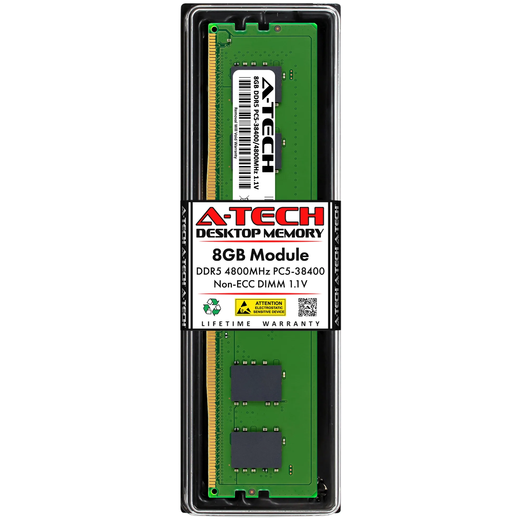 ASRock Rack W680D4U-2L2T/G5 Memory RAM | 8GB DDR5 4800MHz (PC5-38400) Non-ECC DIMM