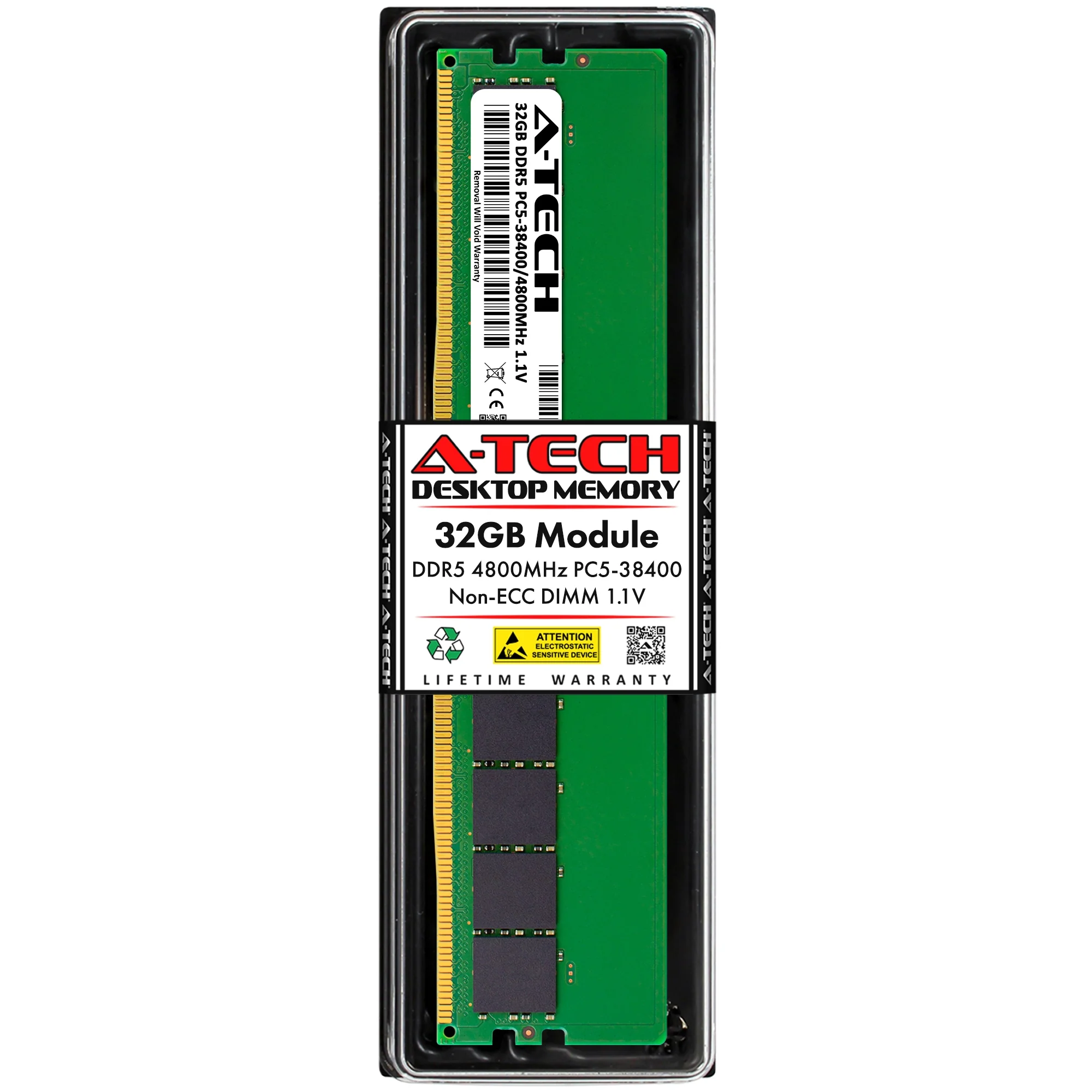 ASRock Rack Z690D4ID-2T Memory RAM | 32GB  DDR5 4800MHz (PC5-38400) Non-ECC DIMM