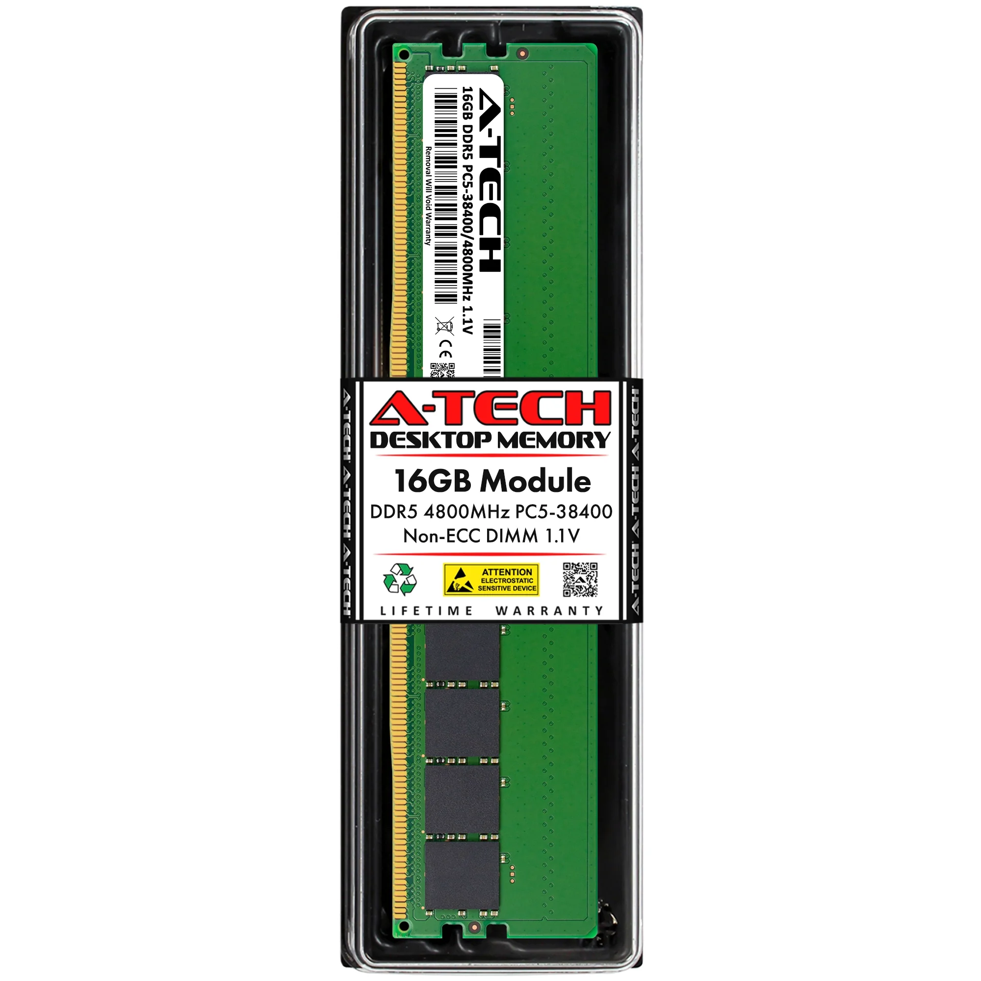 ASRock Rack Z690D4ID-2T/G5/X550 Memory RAM | 16GB  DDR5 4800MHz (PC5-38400) Non-ECC DIMM