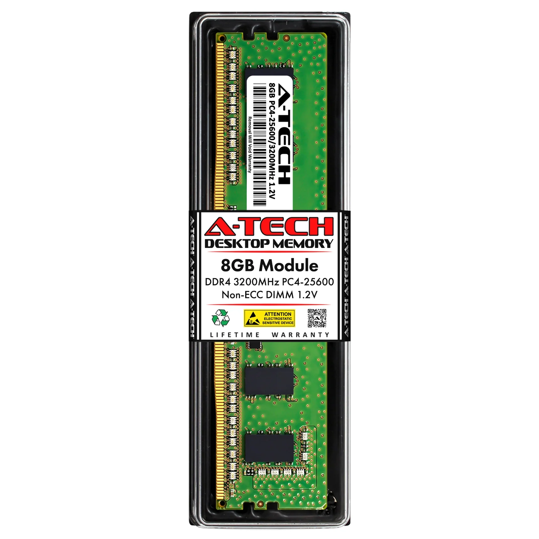 EVGA X299 FTW-K Memory RAM | 8GB DDR4 3200MHz (PC4-25600) Non-ECC DIMM