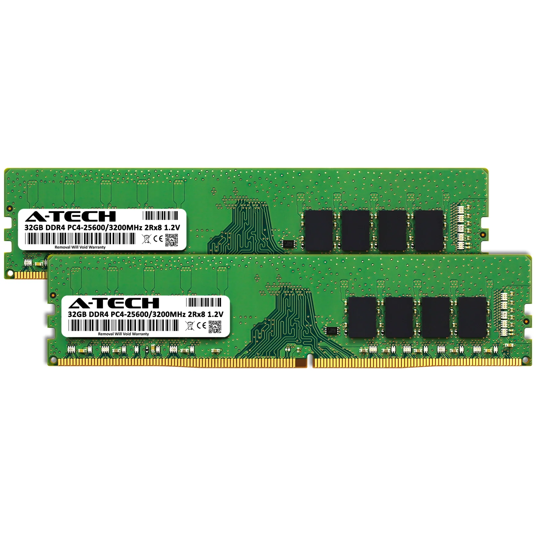 Fujitsu ESPRIMO D9910 D3812 Memory RAM | 64GB Kit (2x32GB) DDR4 3200MHz (PC4-25600) Non-ECC DIMM - Image 2
