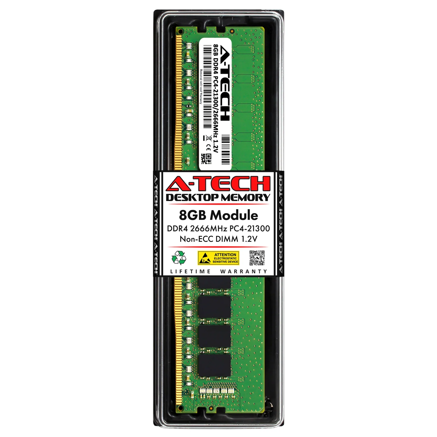GIGABYTE X299X DESIGNARE 10G Memory RAM | 8GB  DDR4 2666MHz (PC4-21300) Non-ECC DIMM