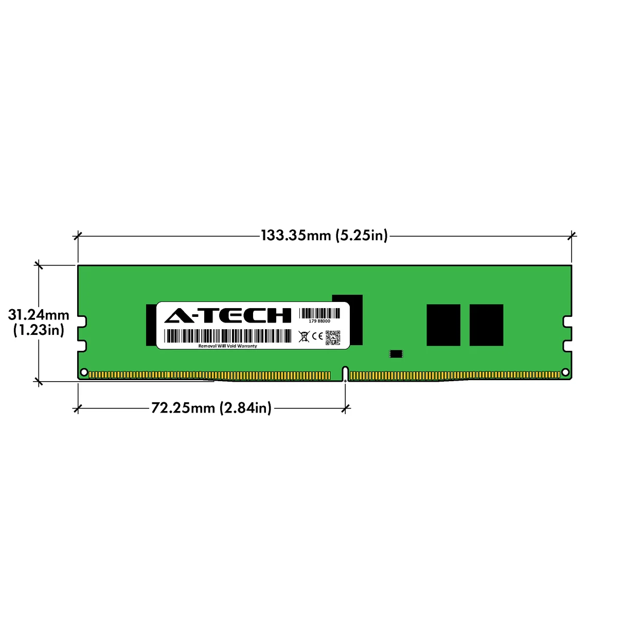 Huawei FusionServer XH622 V3 Memory RAM | 16GB Kit (2x8GB) 1Rx8 DDR4 2666MHz (PC4-21300) RDIMM - Image 3