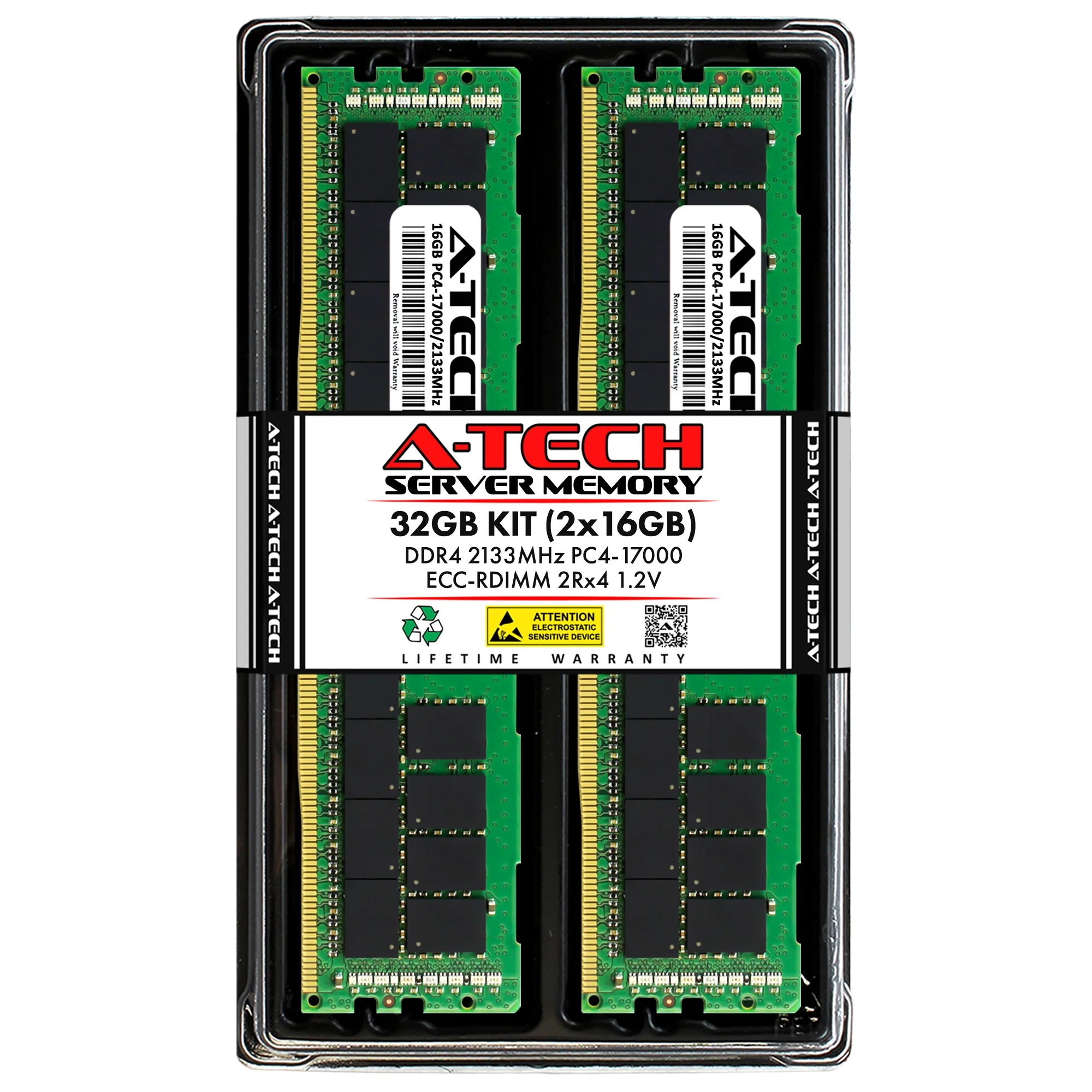 IBM System x x3650 M5 Type 5462 Memory RAM | 32GB Kit (2x16GB) 2Rx4 DDR4 2133MHz (PC4-17000) RDIMM