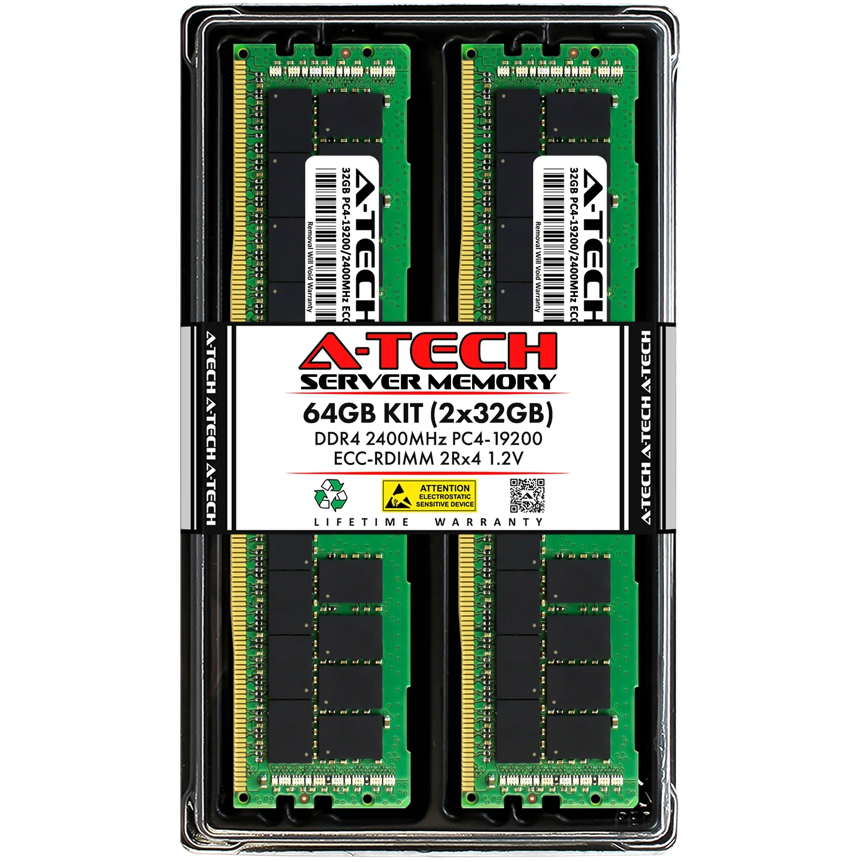 Intel Xeon E5-2697V3 Memory RAM | 64GB Kit (2x32GB) 2Rx4 DDR4 2400MHz (PC4-19200) RDIMM