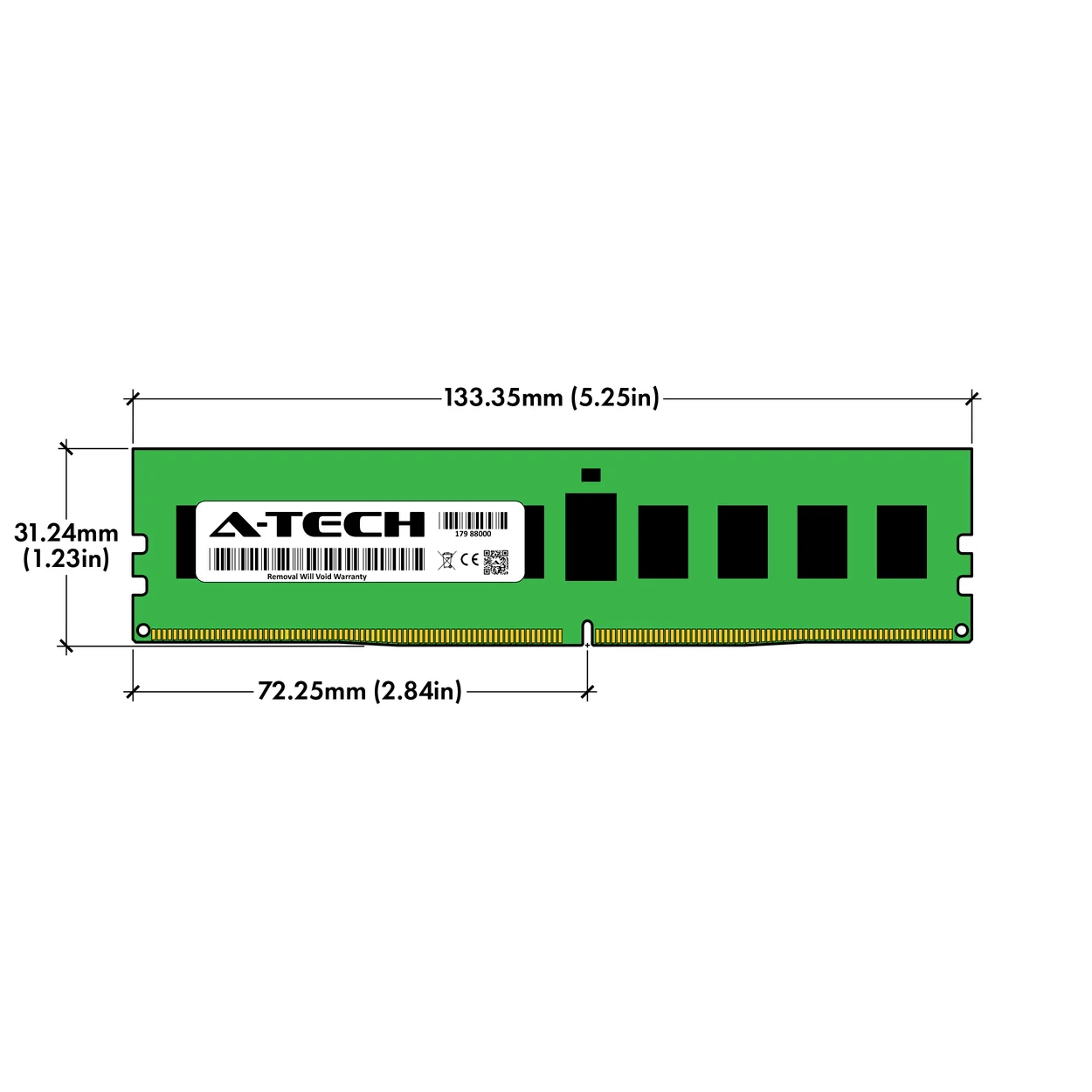 Intel Xeon E7-8880V4 Memory RAM | 8GB 2Rx8 DDR4 2666MHz (PC4-21300) RDIMM - Image 3