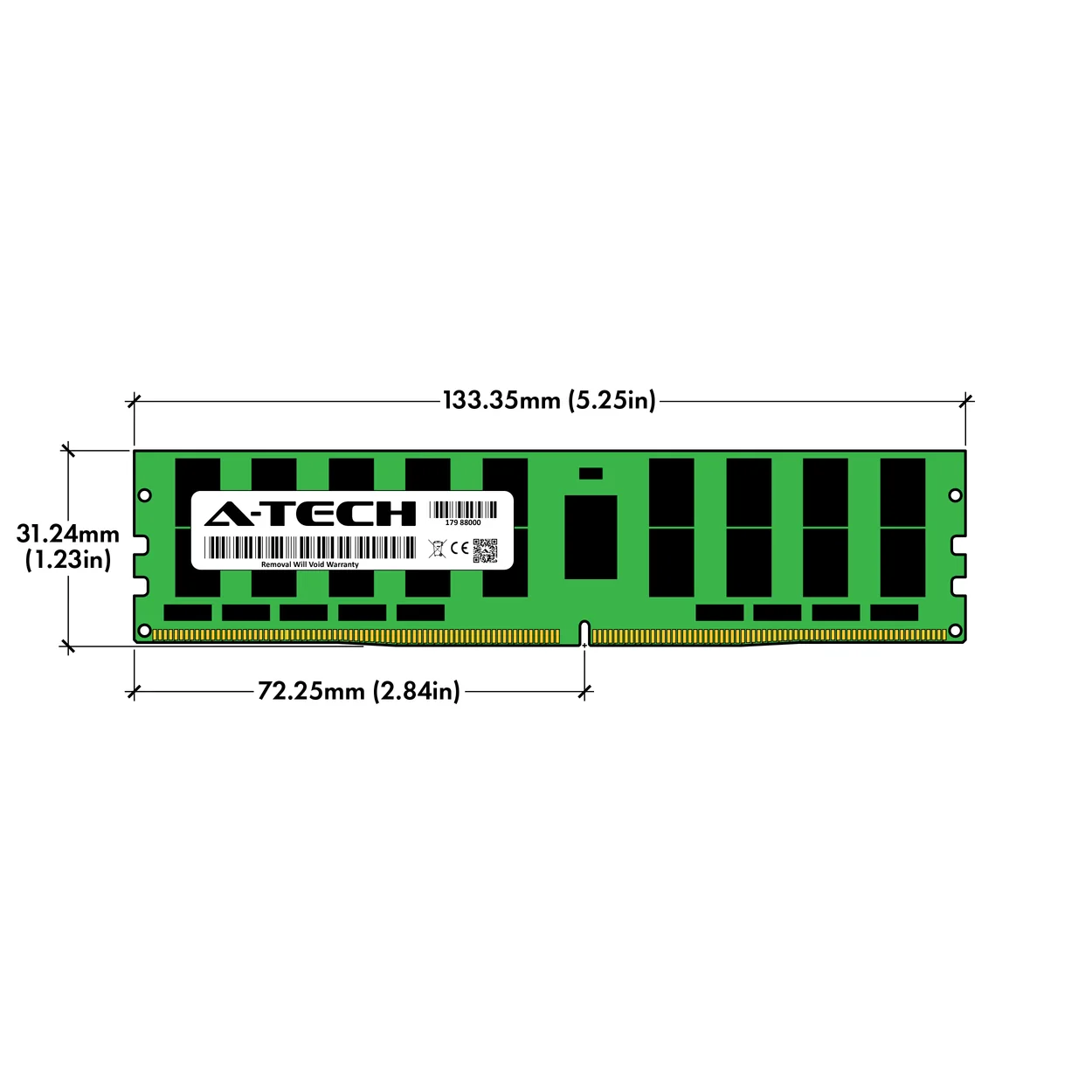 Intel Xeon Platinum 8156 Memory RAM | 64GB Kit (2x32GB) 2Rx4 DDR4 2666MHz (PC4-21300) LRDIMM - Image 3