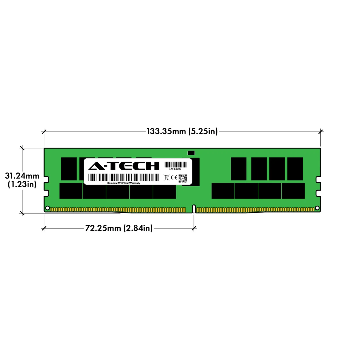 Intel Xeon Silver 4116 Memory RAM | 64GB Kit (2x32GB) 2Rx4 DDR4 2666MHz (PC4-21300) RDIMM - Image 3