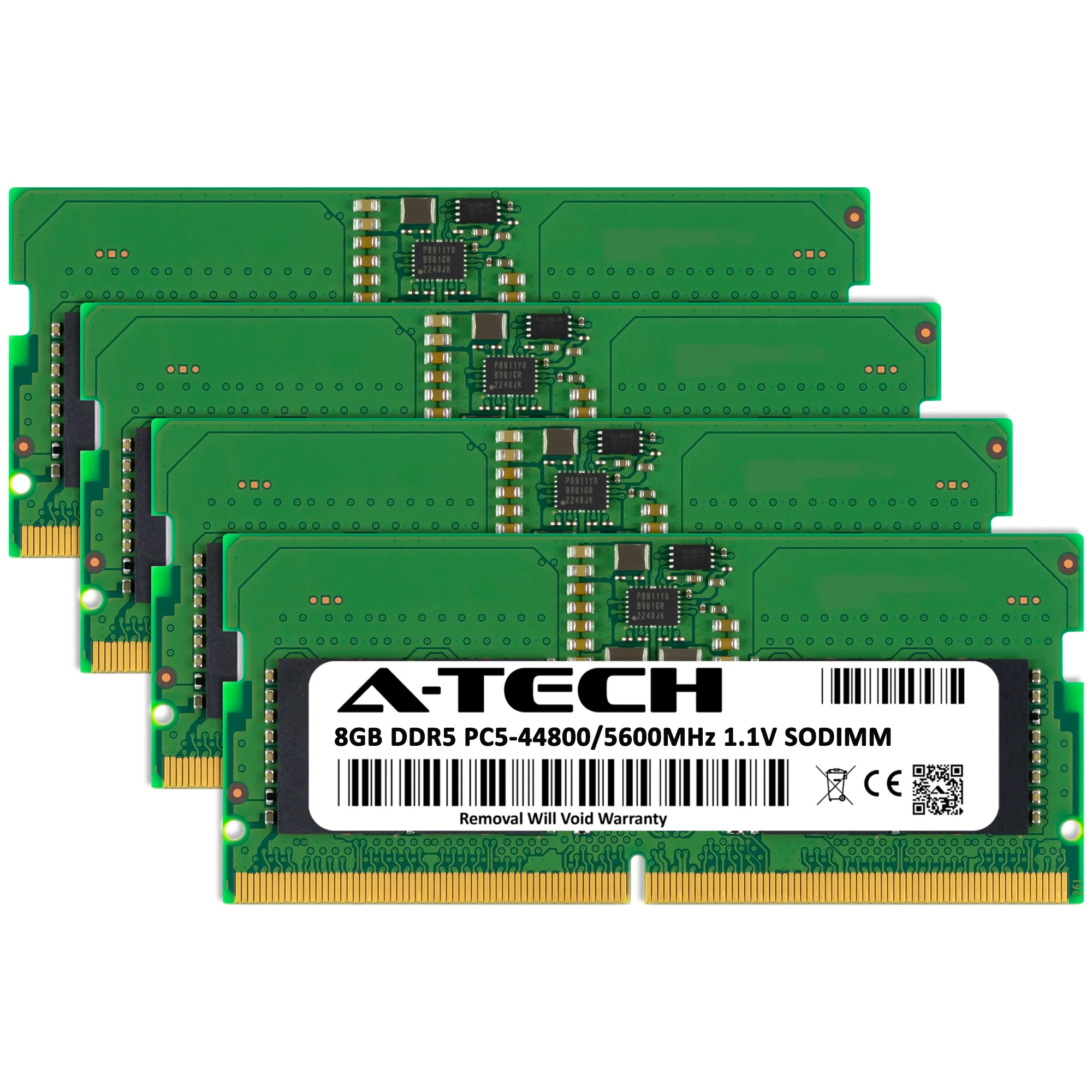 MSI CreatorPro X17 HX A13VM Memory RAM | 32GB Kit (4x8GB) DDR5 5600MHz (PC5-44800) SODIMM - Image 2