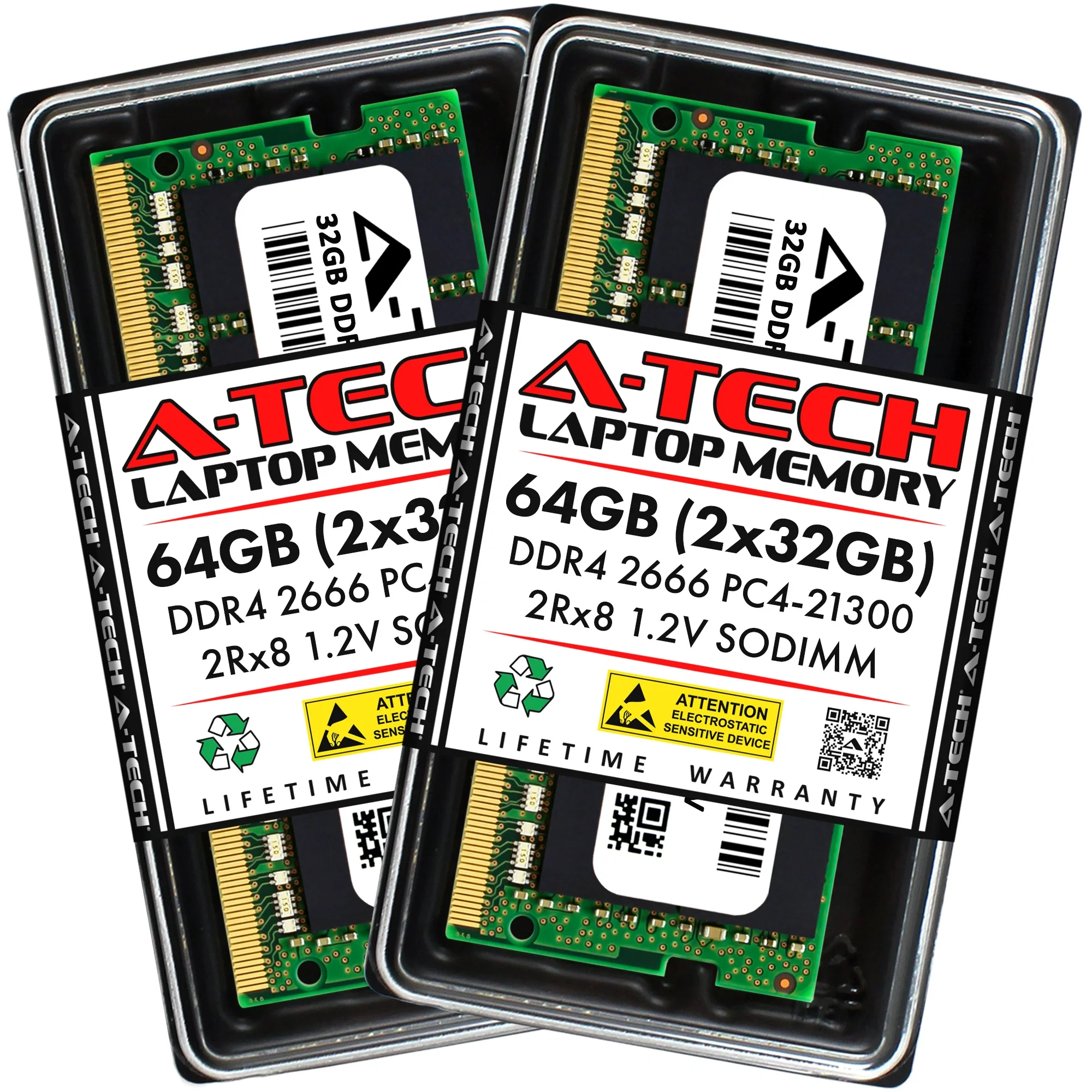 MSI Prestige 15 A10X Memory RAM | 64GB Kit (2x32GB) 2Rx8 DDR4 2666MHz (PC4-21300) SODIMM