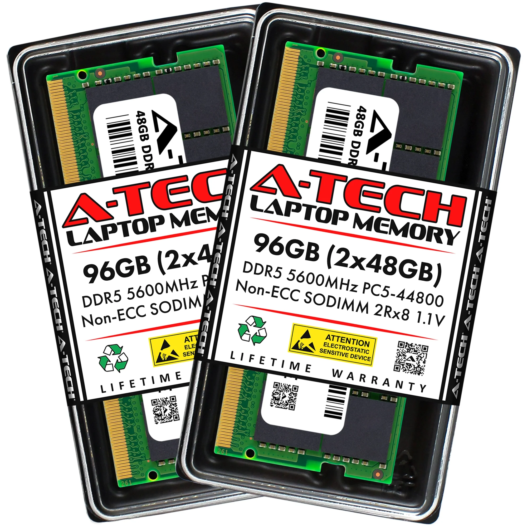 MSI Raider GE68 HX 14VFG Memory RAM | 96GB Kit (2x48GB) 2Rx8 DDR5 5600MHz (PC5-44800) SODIMM