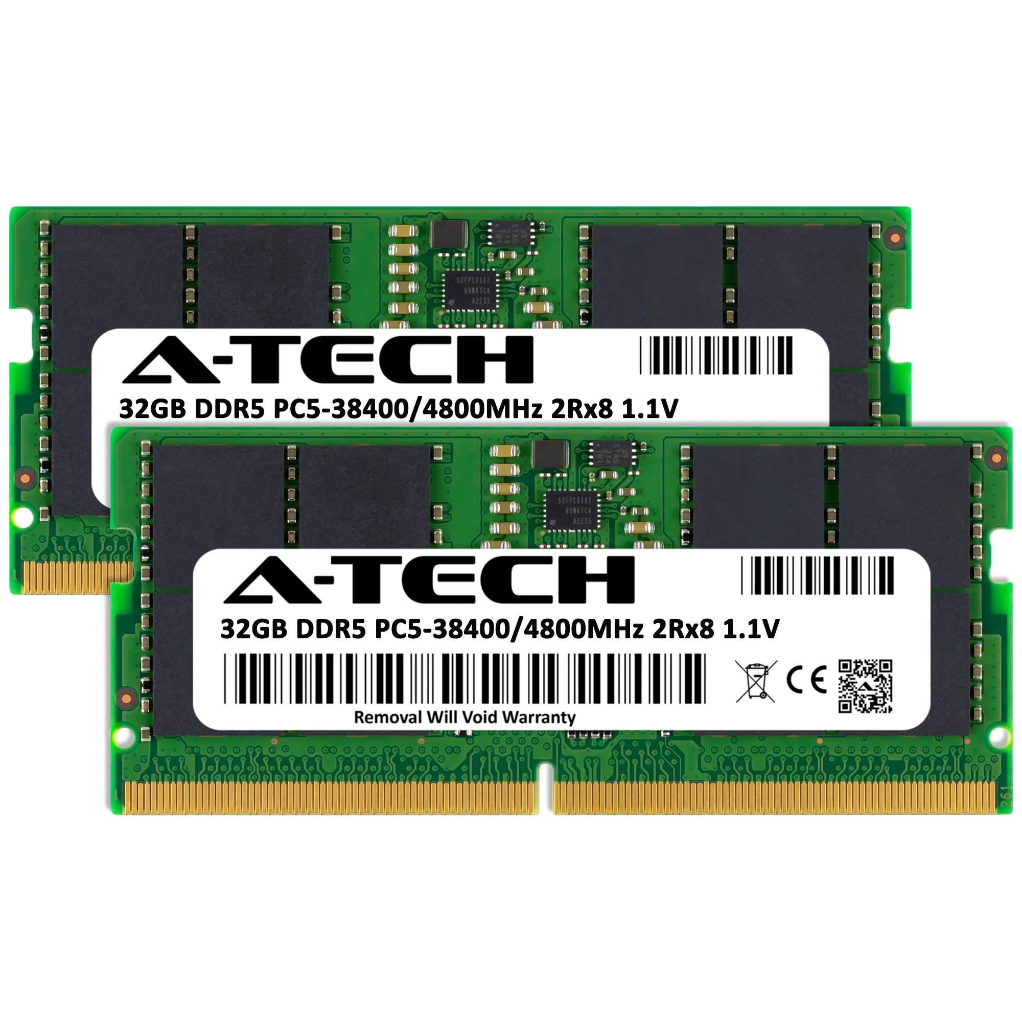 MSI Vector GP66 HX 12UHS Memory RAM | 64GB Kit (2x32GB) 2Rx8 DDR5 4800MHz (PC5-38400) SODIMM - Image 2