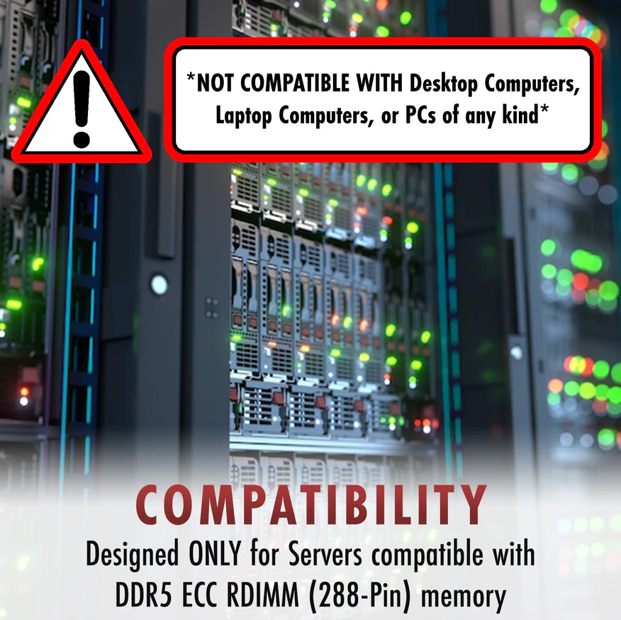 Micron MTC10F1084S1RC56BG1 Equivalent 16GB PC5-44800 RDIMM Memory RAM - Image 4