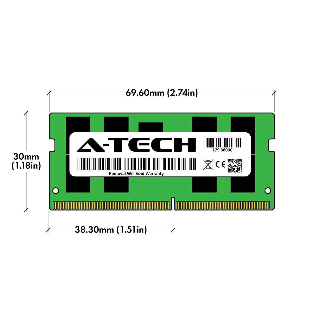 QNAP TS-473A-8G Memory RAM | 8GB 2Rx8 DDR4 2400MHz (PC4-19200) ECC SODIMM - Image 3