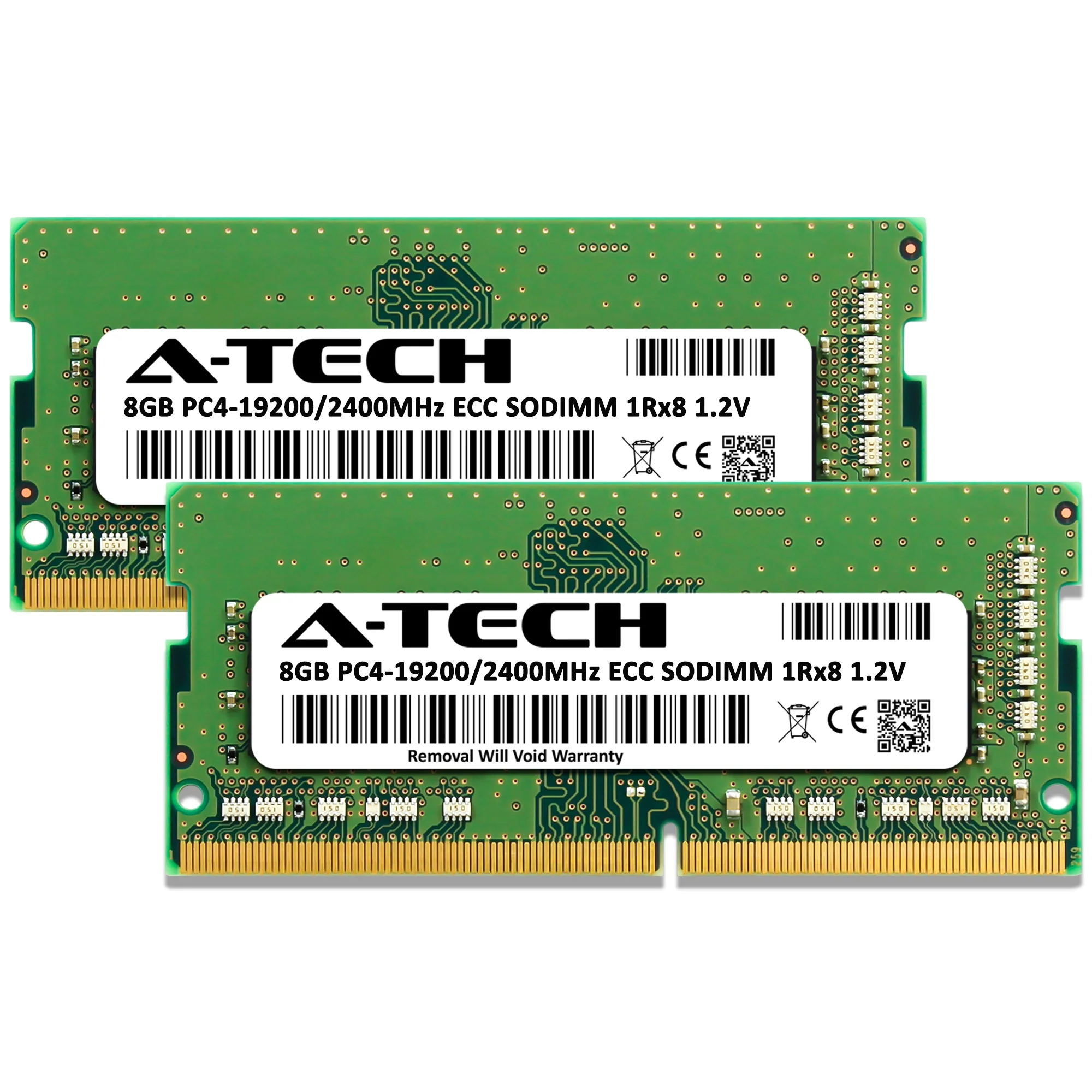 QNAP TS-873A-8G Memory RAM | 16GB Kit (2x8GB) 1Rx8 DDR4 2400MHz (PC4-19200) ECC SODIMM - Image 2
