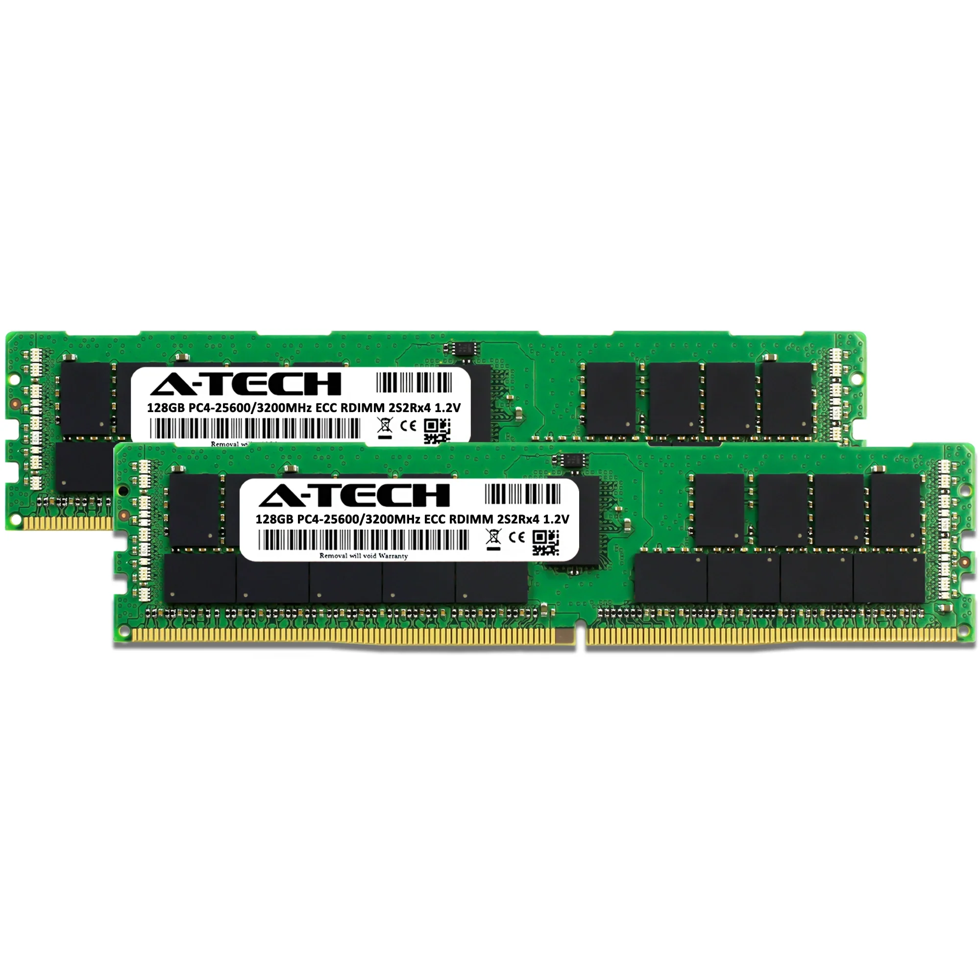 QNAP TS-h1290FX-7232P-64G Memory RAM | 256GB Kit (2x128GB) 2S2rx4 DDR4 3200MHz (PC4-25600) RDIMM - Image 2