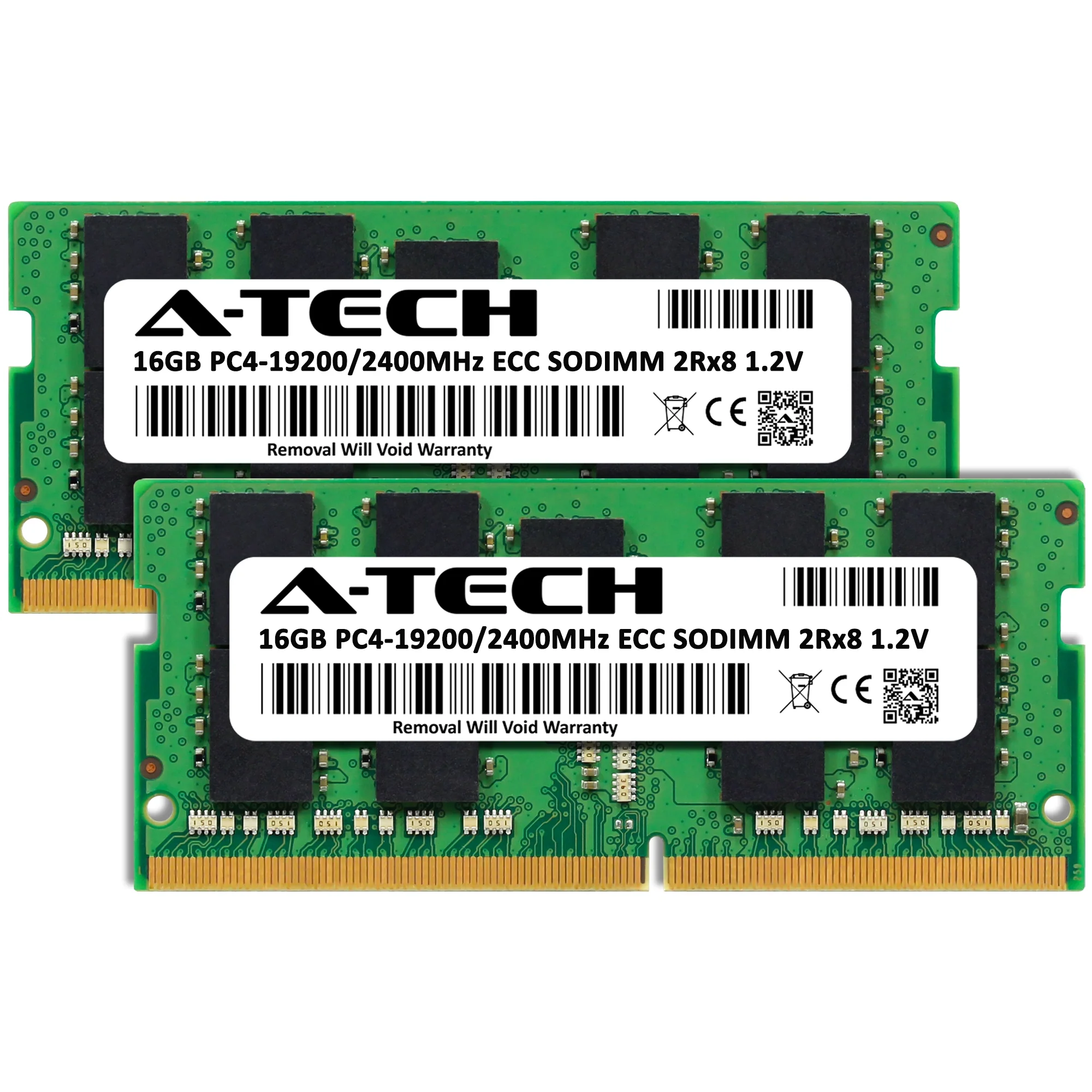 QNAP TS-h973AX-8G Memory RAM | 32GB Kit (2x16GB) 2Rx8 DDR4 2400MHz (PC4-19200) ECC SODIMM - Image 2