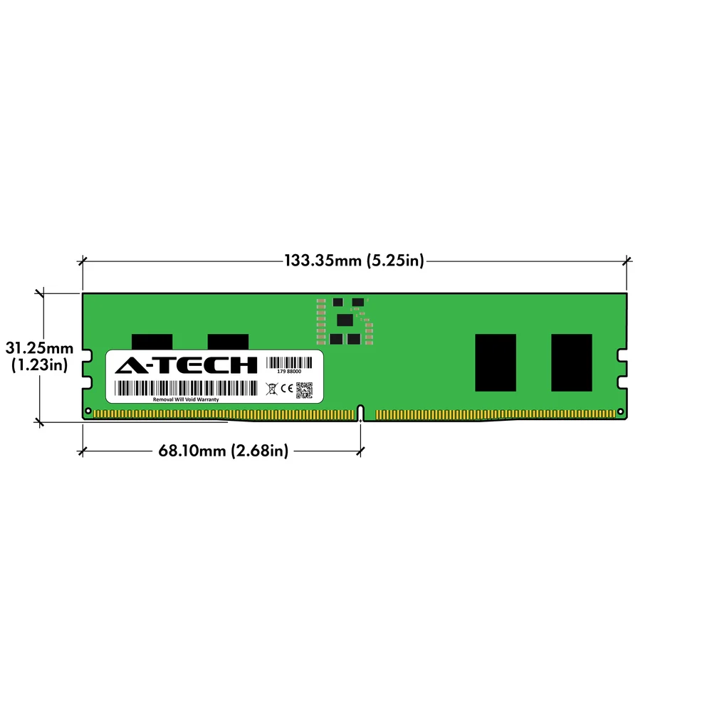 Dell SNPGDGT0C/8G Equivalent 8GB PC5-44800 DIMM Memory RAM - Image 3