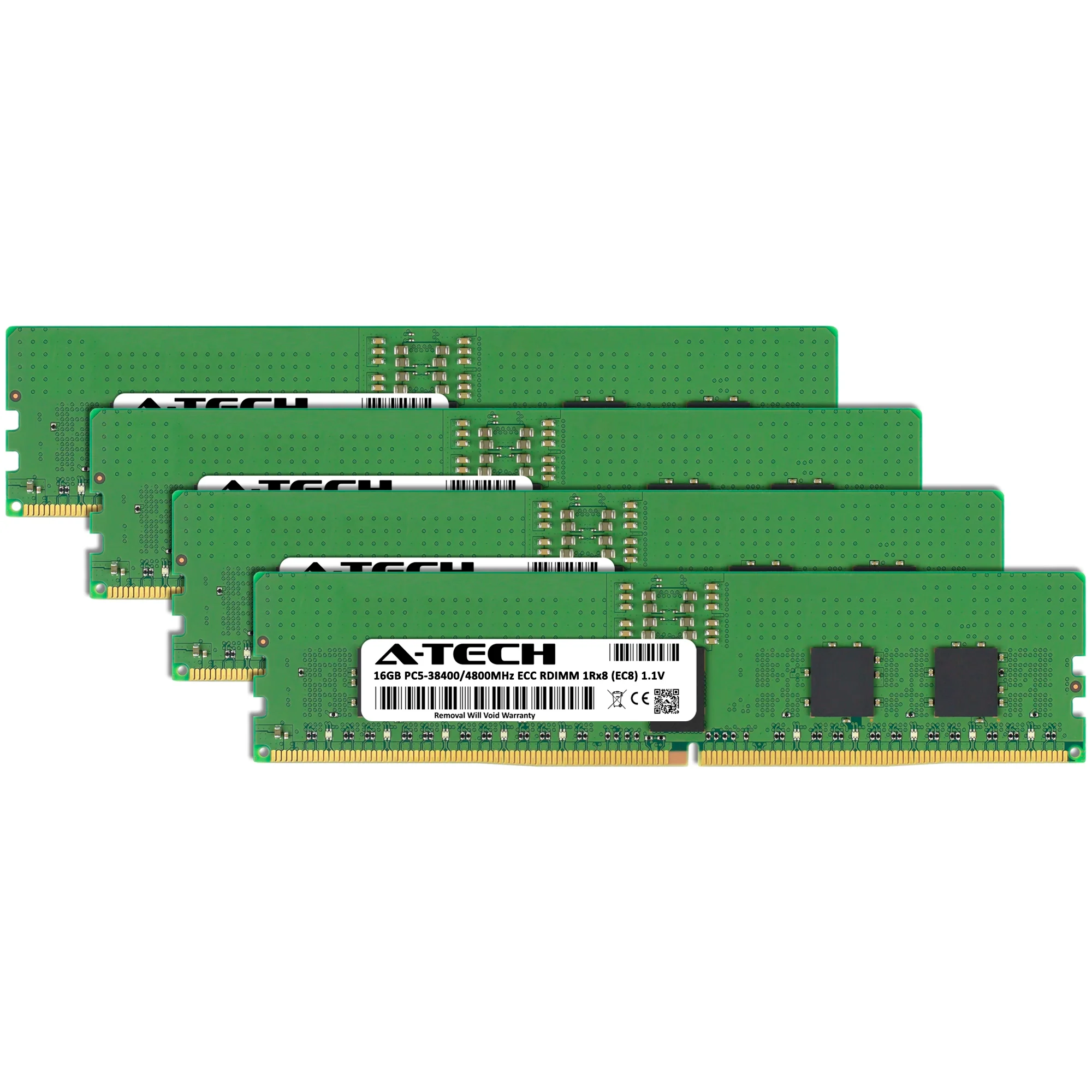 Tyan B7136T70AV12E8HR Memory RAM | 64GB Kit (4x16GB) 1Rx8 DDR5 4800MHz (PC5-38400) EC8 RDIMM - Image 2