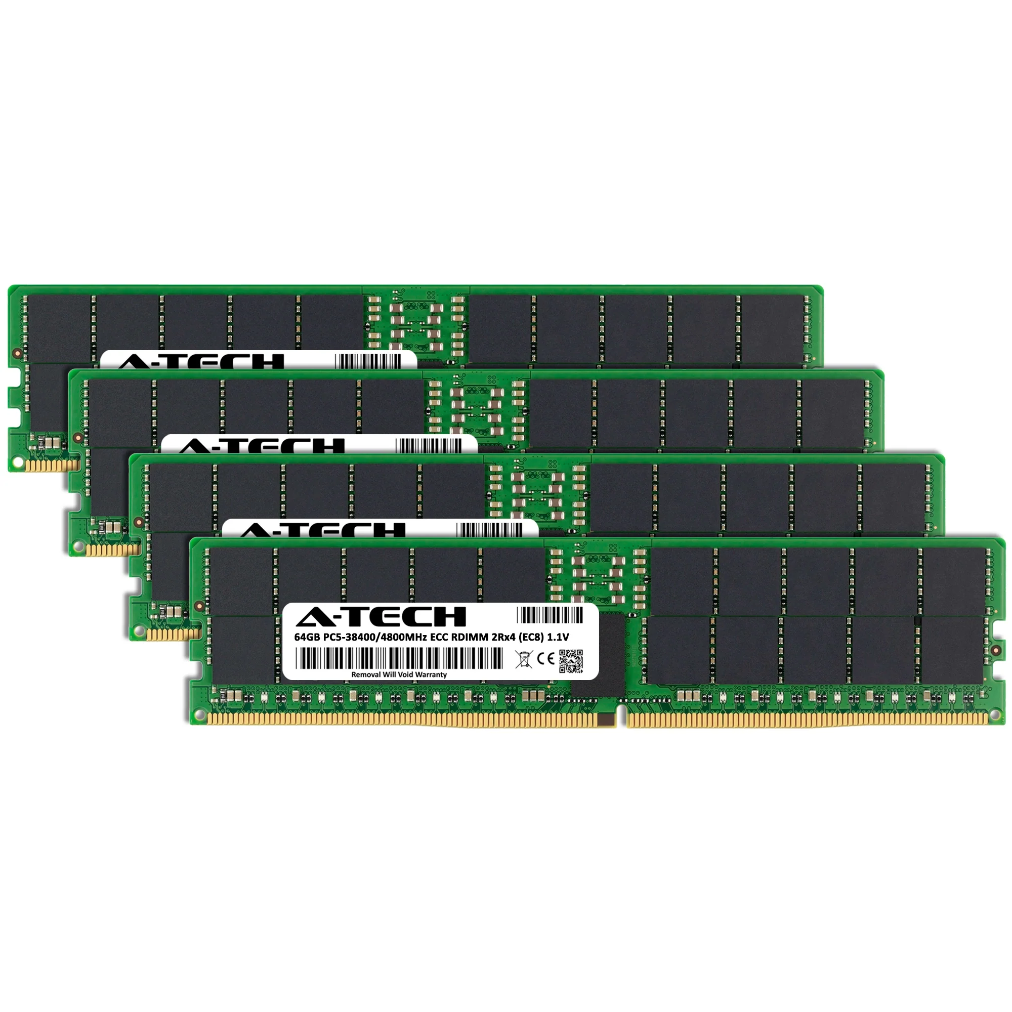 Tyan B8056G68AE12HR-2T Memory RAM | 256GB Kit (4x64GB) 2Rx4 DDR5 4800MHz (PC5-38400) EC8 RDIMM - Image 2