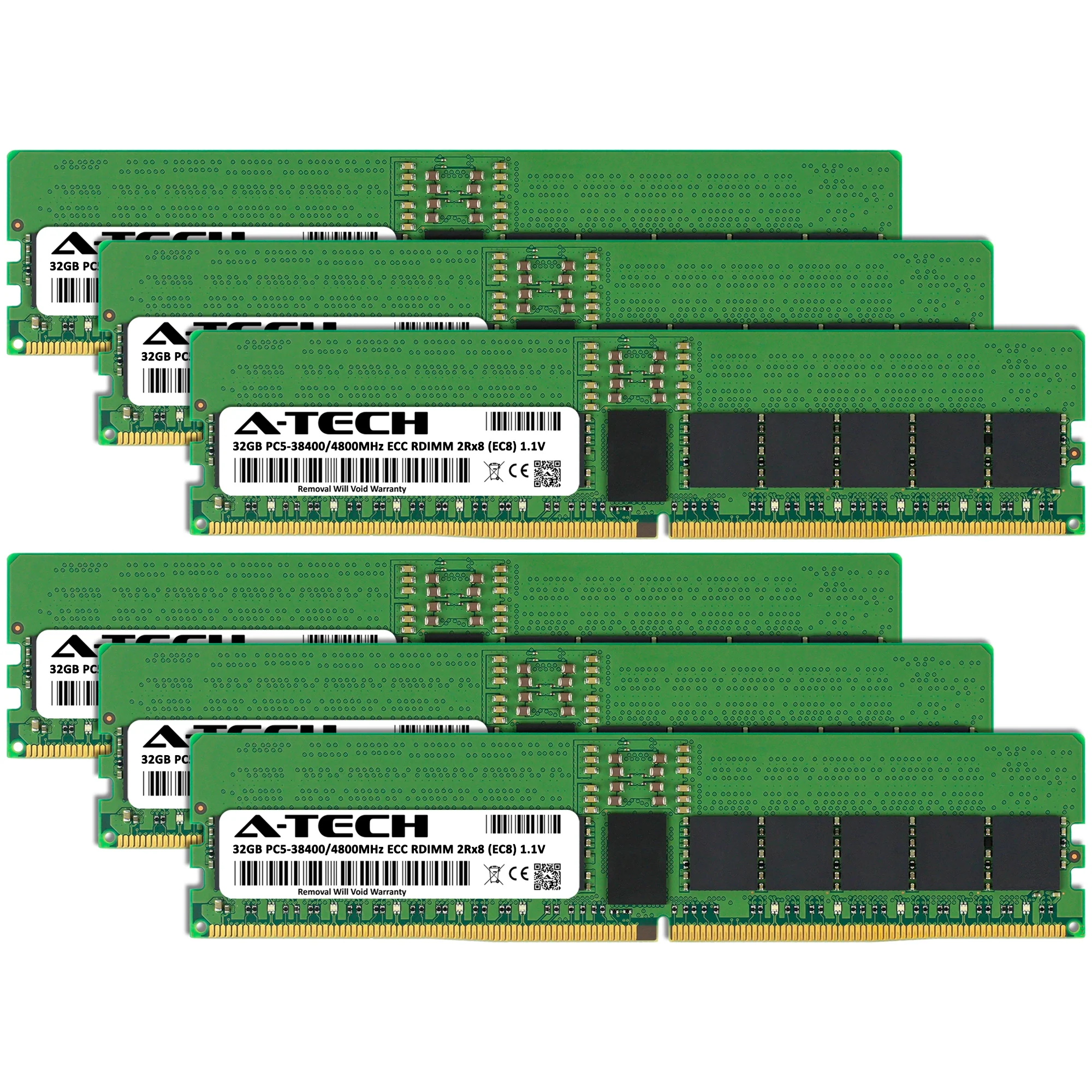 Tyan B8056T70AE26HR Memory RAM | 192GB Kit (6x32GB) 2Rx8 DDR5 4800MHz (PC5-38400) EC8 RDIMM - Image 2