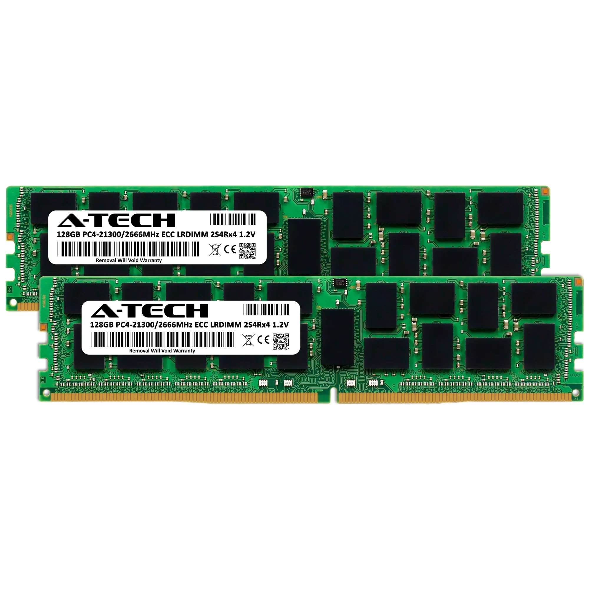 Tyan S5630GMR Memory RAM | 256GB Kit (2x128GB) 2S4rx4 DDR4 2666MHz (PC4-21300) LRDIMM - Image 2