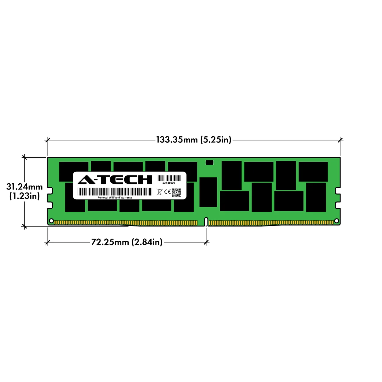 Tyan S7103GM2NR Memory RAM | 256GB Kit (2x128GB) 2S4rx4 DDR4 2666MHz (PC4-21300) LRDIMM - Image 3